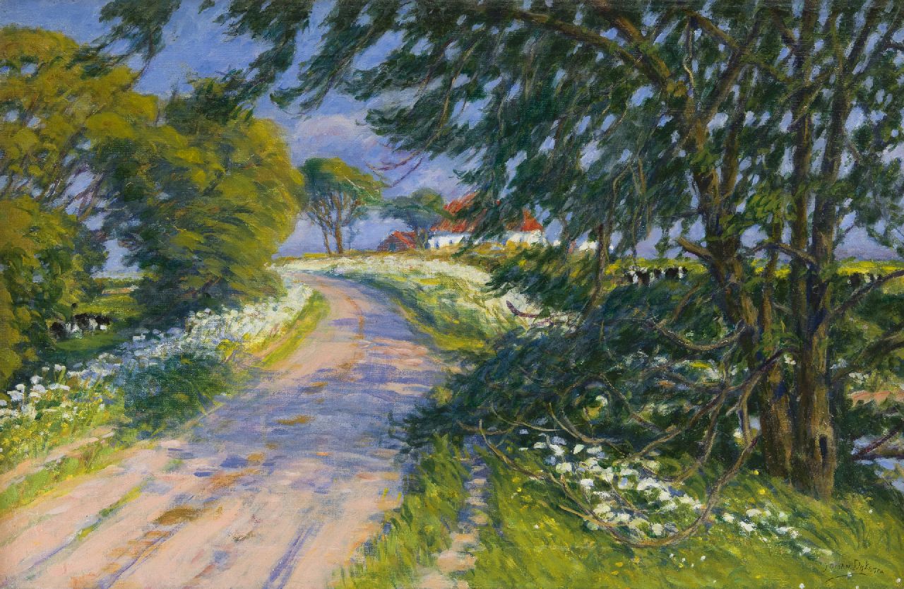 Dijkstra J. Johannes 'Johan' Dijkstra, Landweg bij Wierummerschouw