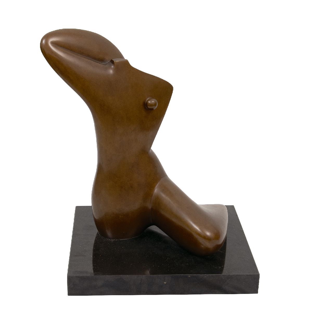 Pecego G.  | Gloria Pecego | Beelden en objecten te koop aangeboden | Vrouwfiguur, brons 45,0 cm