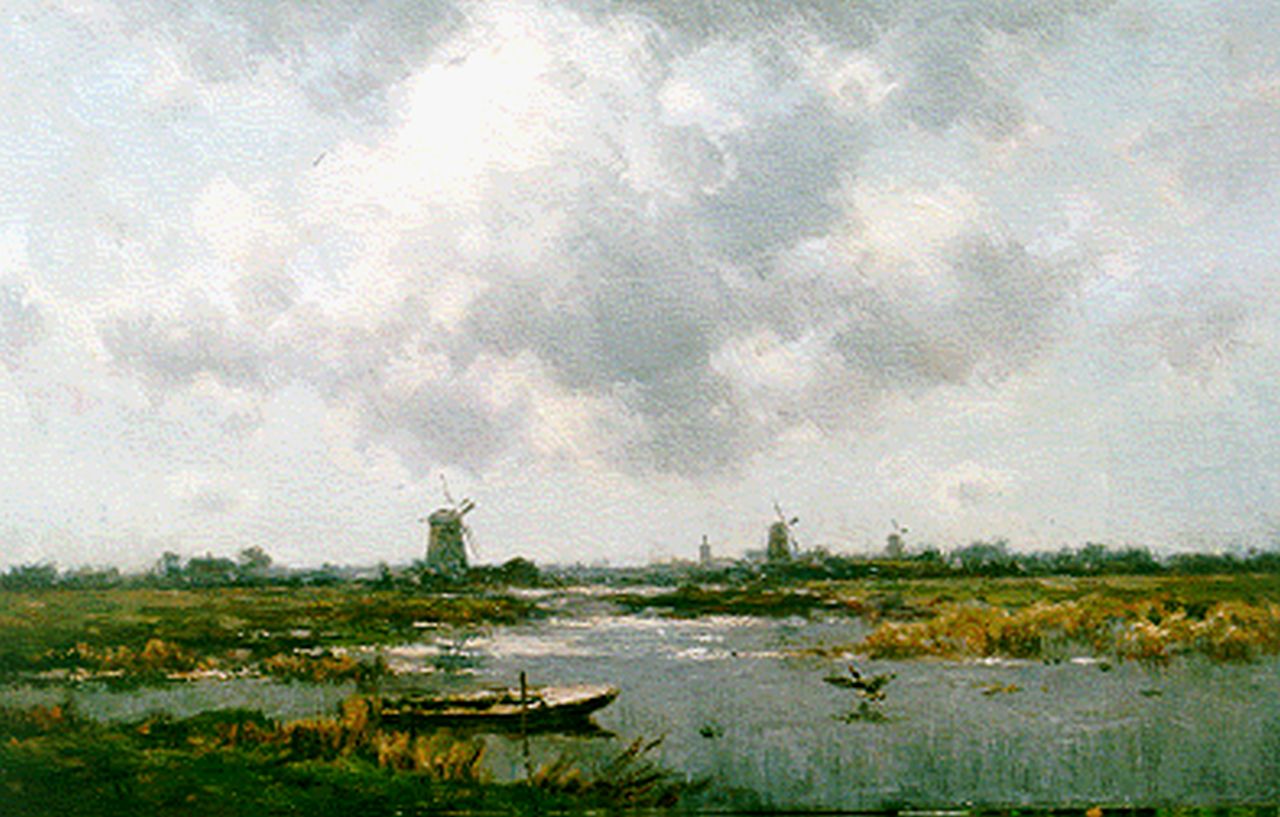 Rip W.C.  | 'Willem' Cornelis Rip, Lentewolken, olieverf op doek 75,1 x 120,0 cm, gesigneerd linksonder