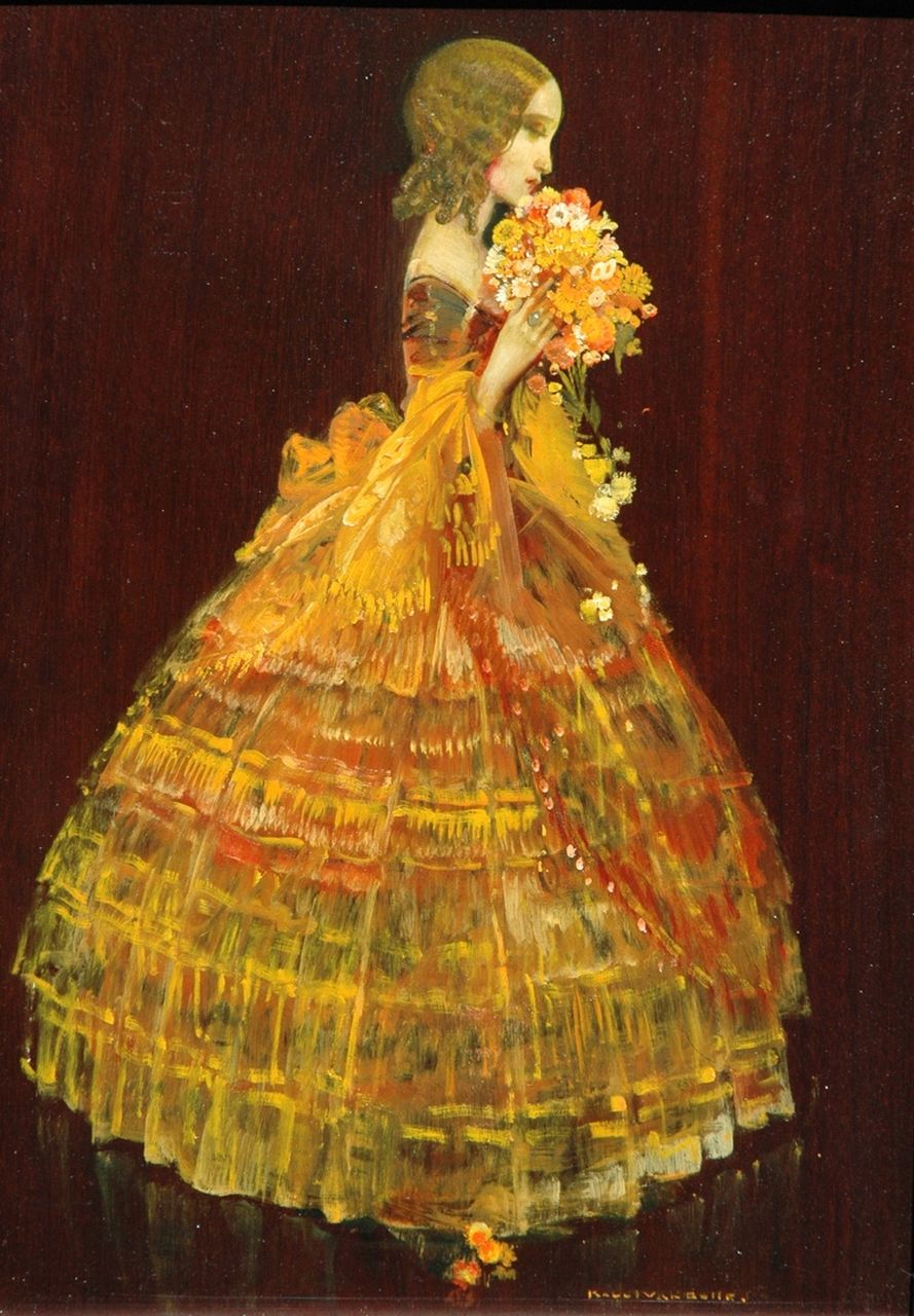 Belle K. van | Karel van Belle, De schoonheid, olieverf op paneel 41,8 x 29,7 cm, gesigneerd rechtsonder