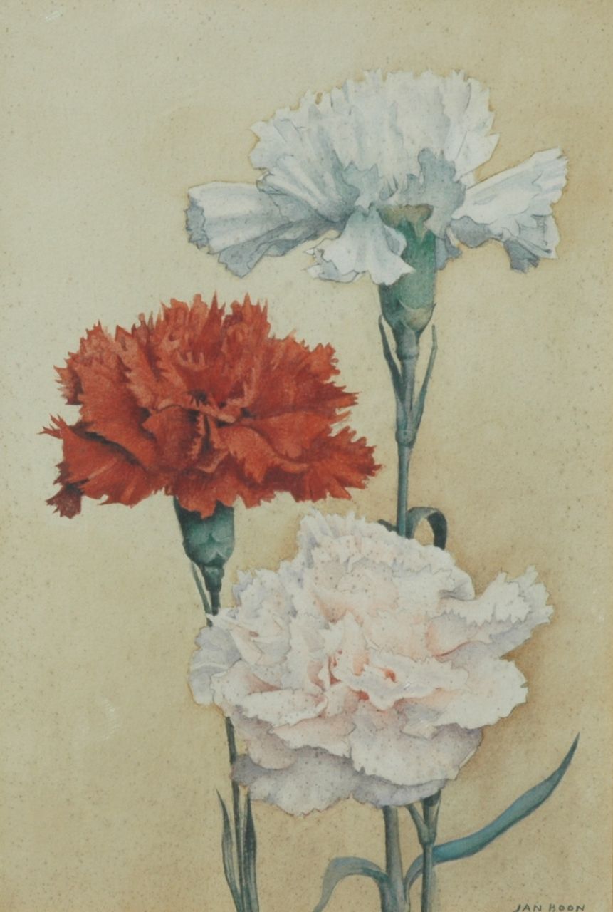 Boon J.  | Jan Boon, Anjers, potlood en aquarel op papier 17,2 x 24,9 cm, gesigneerd rechtsonder