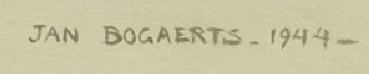 Jan Bogaerts signaturen Stilleven met weegschaal, boek, karaf en zalfpotjes