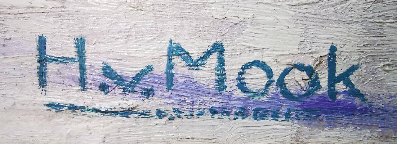 Harry van Mook signaturen Zonnig laantje met blauweregen