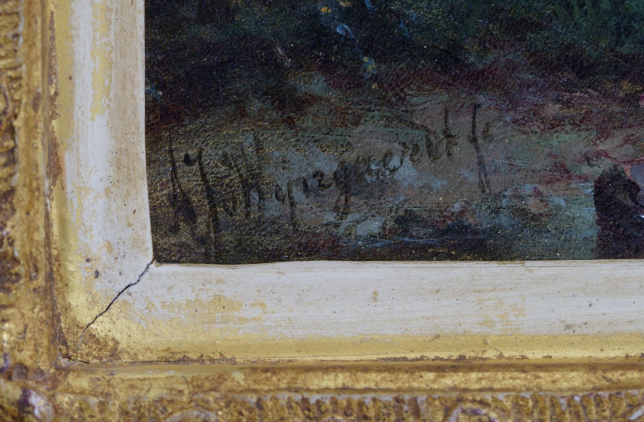 Anthonie Jacobus van Wijngaerdt signaturen Boerderij op het platteland