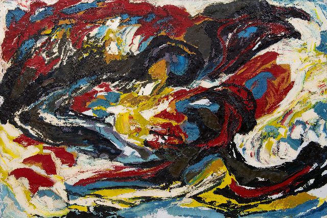 Frieda Hunziker | Redding, olieverf op doek, 99,5 x 149,5 cm, gesigneerd verso en te dateren ca. 1961