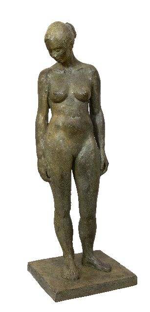 Kiewiet L.J.  | Minja, brons 92,0 x 31,0 cm, gesigneerd op de basis