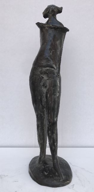 Hemert E. van | The Wonderboy, gepatineerd brons 37,5 x 8,0 cm, gesigneerd met mongram op basis en te dateren 2007