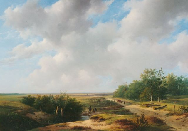 Schelfhout A.  | Panoramisch zomerlandschap, olieverf op paneel 73,3 x 104,0 cm, gesigneerd l.o.