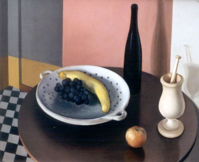 Schram W.J.B.A.  | Stilleven met fruit, olieverf op doek 75,3 x 90,1 cm, gesigneerd r.b.