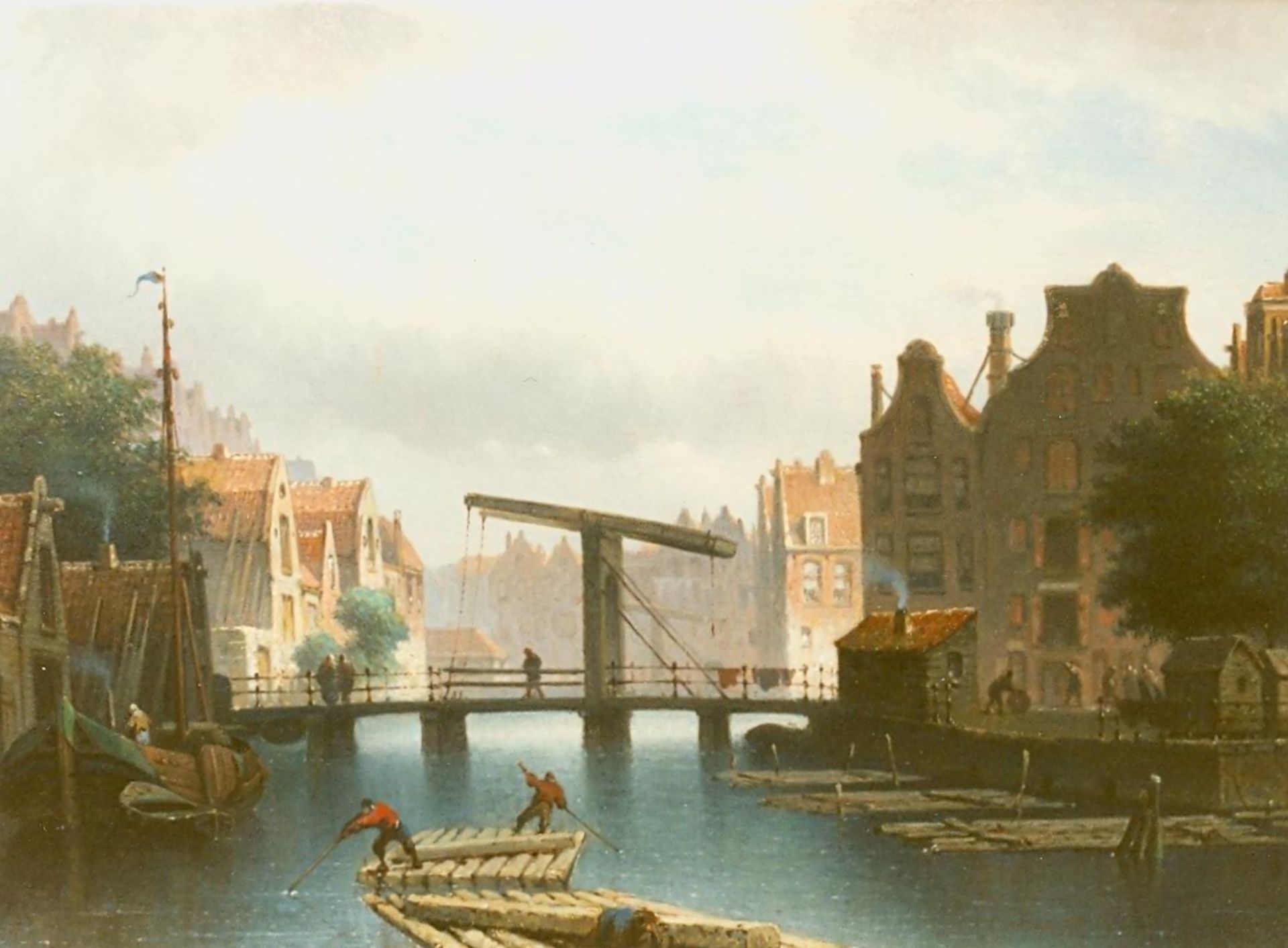 Eduard Alexander Hilverdink Gemälde Zuvor zum Verkauf A view of a