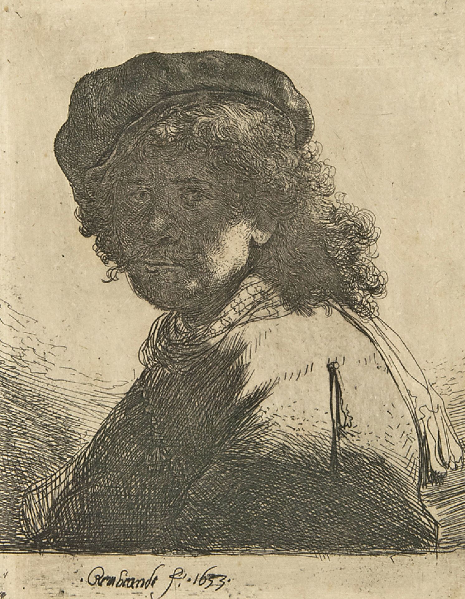 Rembrandt | Prints and Multiples prev. for Sale | Self-portrait in a