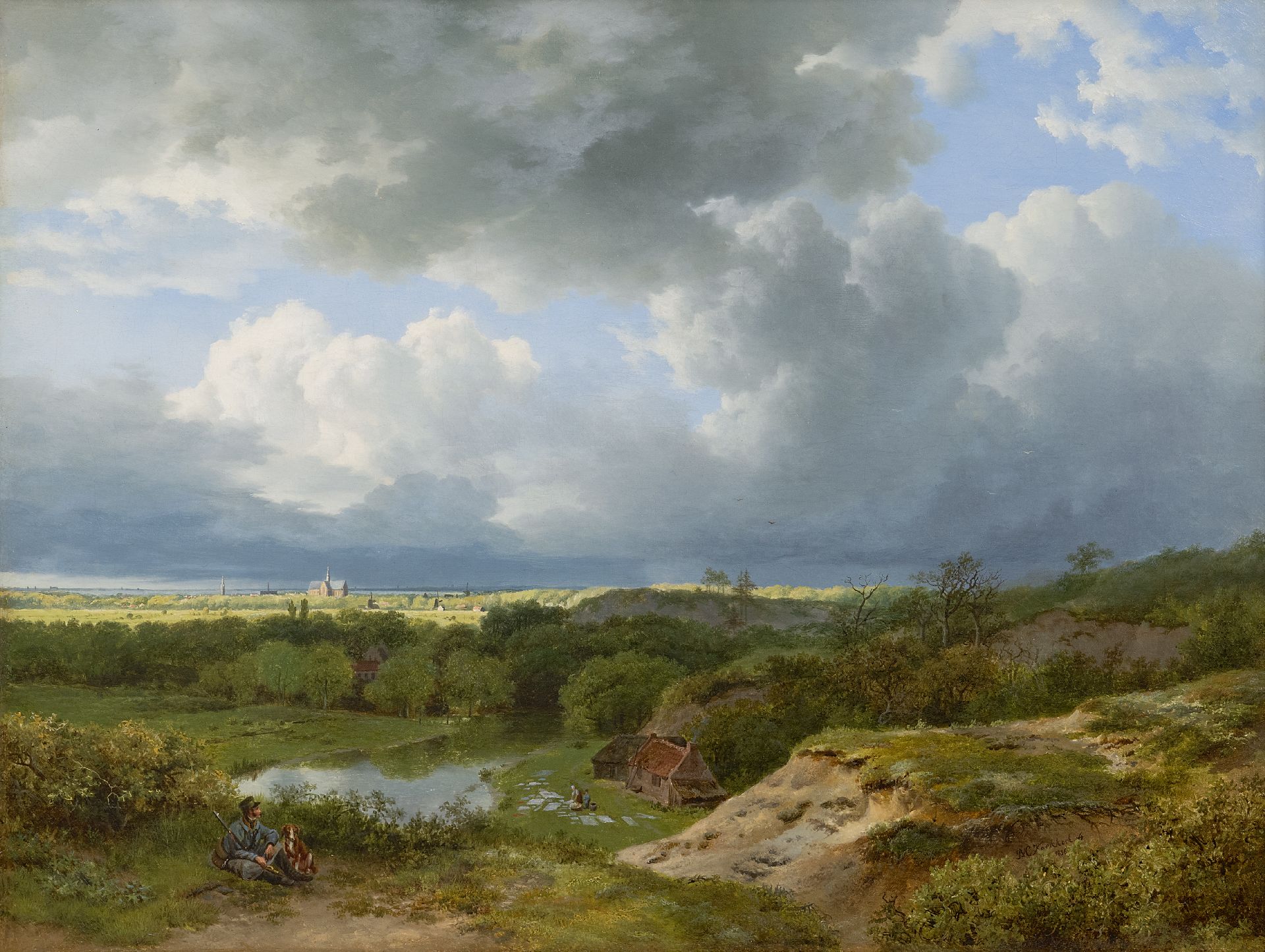 Barend Cornelis Koekkoek Schilderijen Te Koop Panoramisch Landschap 