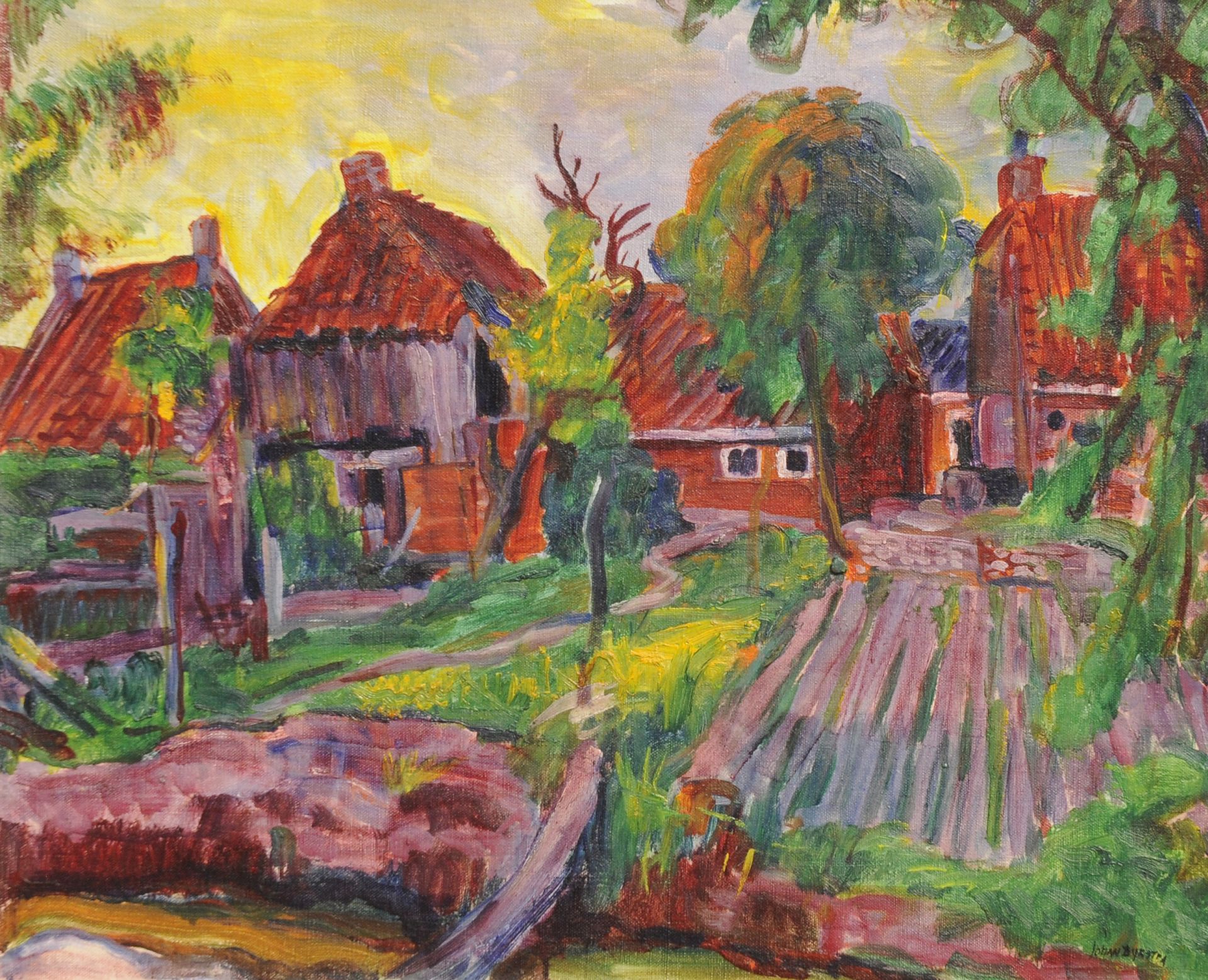 Dijkstra J. Johannes 'Johan' Dijkstra, Achtertuintjes Burg