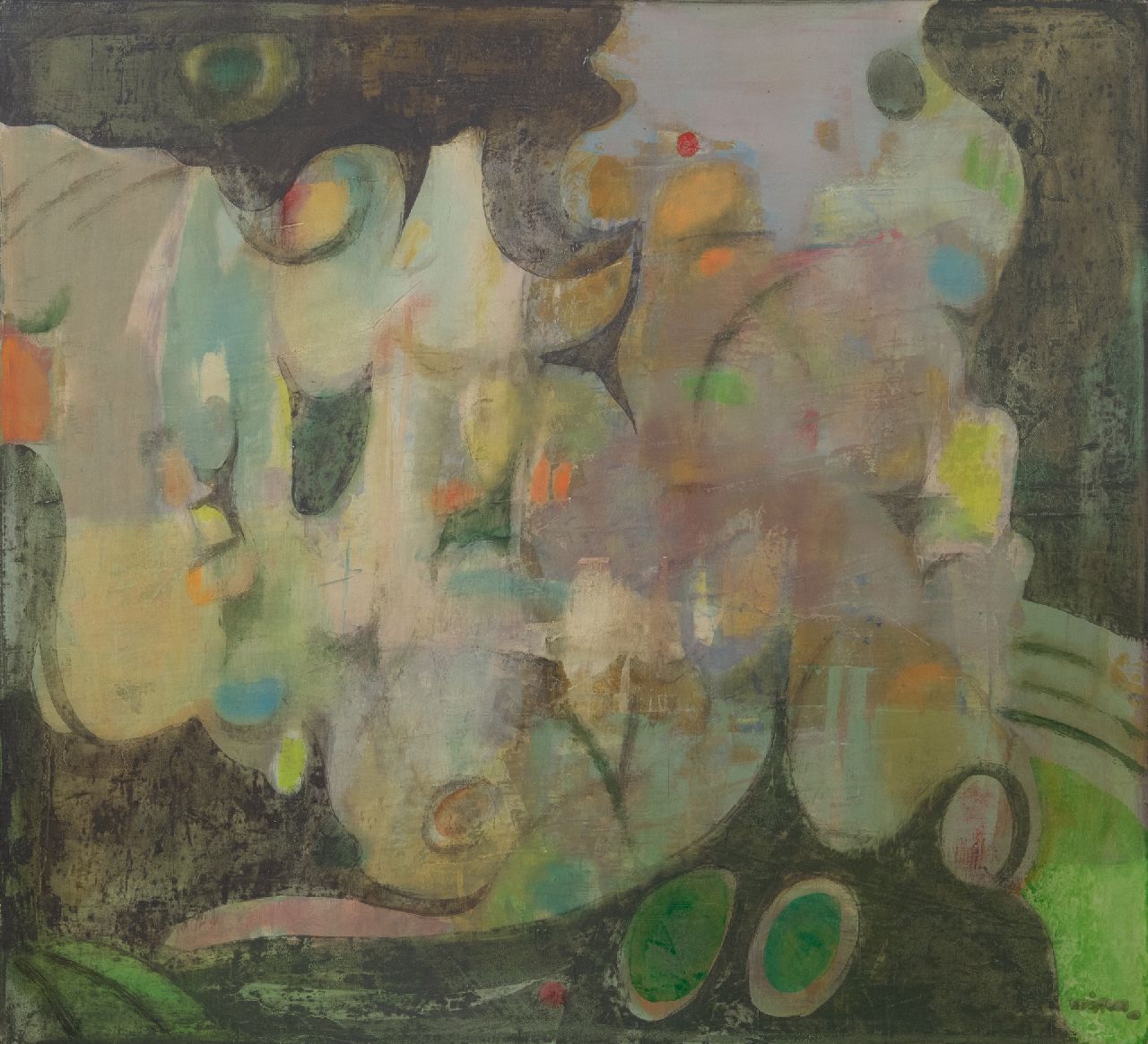 Wiggers K.H.  | 'Karel' Hendrik Wiggers | Schilderijen te koop aangeboden | Stilleven, olieverf op paneel 62,0 x 68,0 cm, gesigneerd rechtsonder