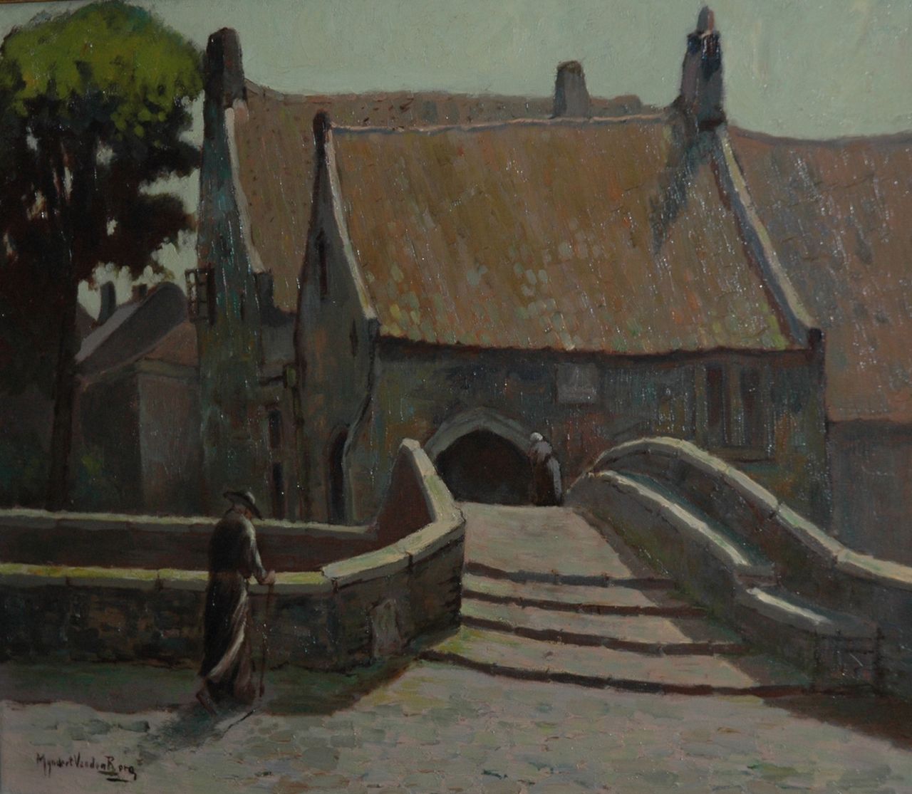 Berg M. van den | Mijndert van den Berg, St. Bonifaciusbrug, Brugge, olieverf op doek 50,0 x 40,0 cm, gesigneerd rechtsonder