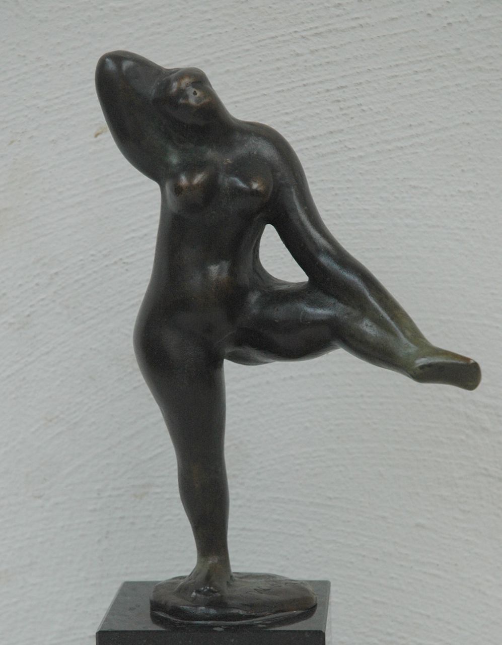 Jonk N.  | Nicolaas 'Nic' Jonk, Danseres, brons 32,1 x 11,0 cm, gesigneerd op bronzen basis en gedateerd '73
