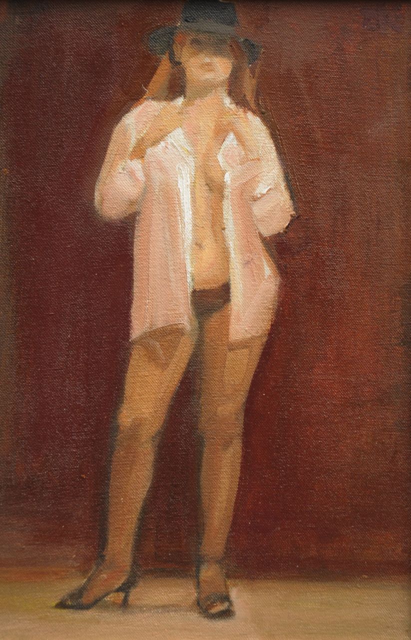 Kaplan D.  | Daniel Kaplan, Tanguera, olieverf op doek 33,0 x 22,0 cm, gesigneerd linksboven met initialen en te dateren 2010