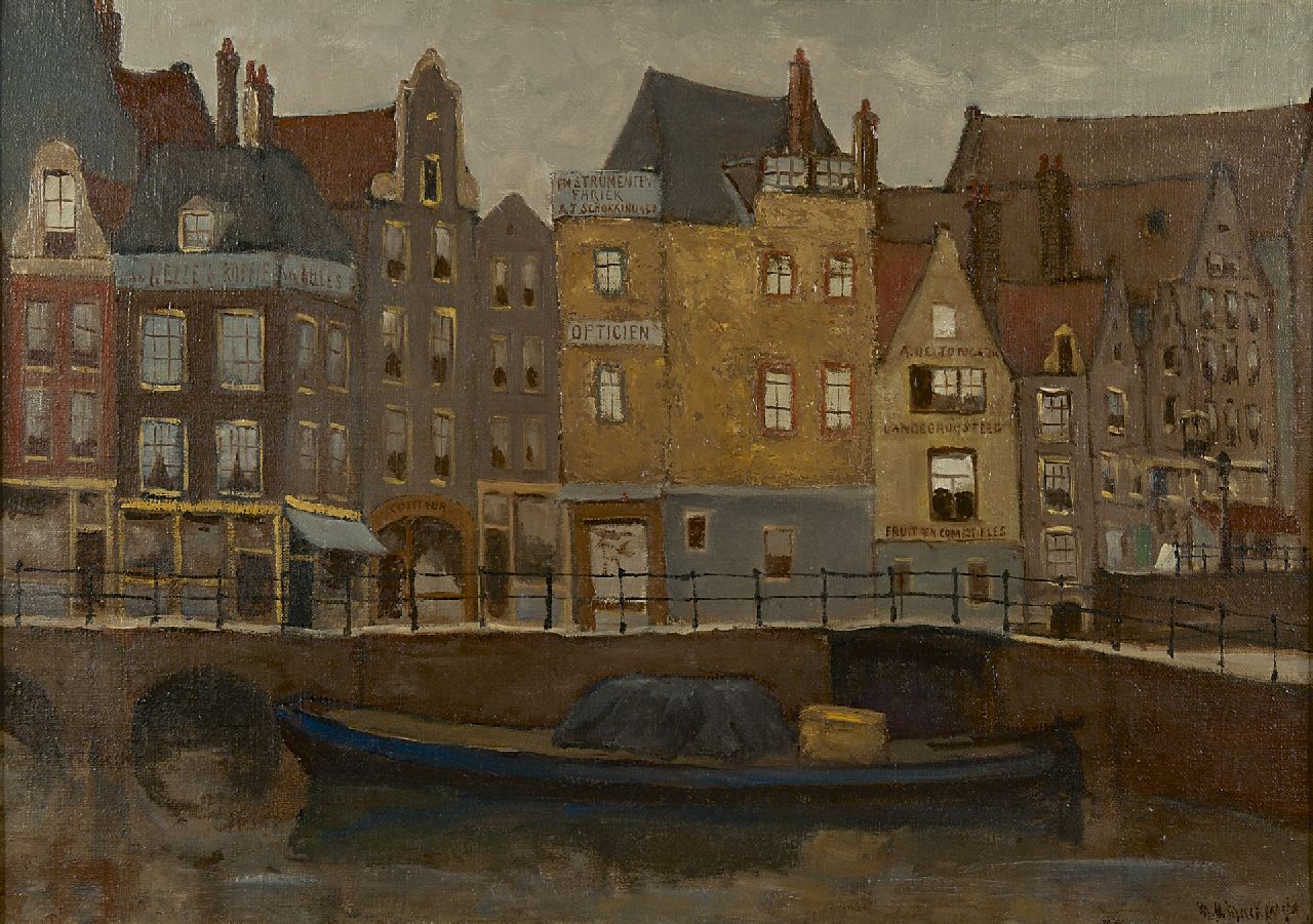Mackenzie M.H.  | Marie Henri Mackenzie, De Grimnessesluis in Amsterdam, olieverf op doek 49,9 x 70,3 cm, gesigneerd rechtsonder