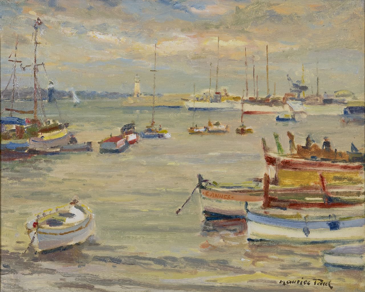 Paul M.  | Maurice Paul, Cannes, olieverf op doek 33,6 x 41,3 cm, gesigneerd rechtsonder