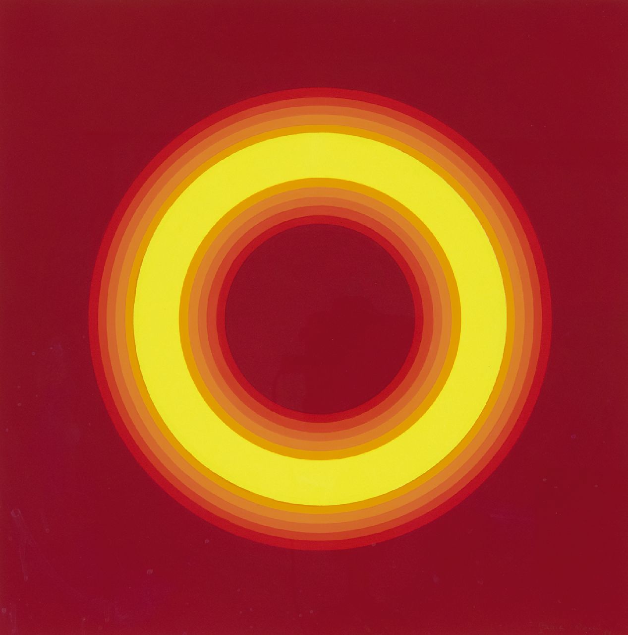 Garcia Rossi H.  | Horacio Garcia Rossi, Zonder titel, acryl op board 35,0 x 35,0 cm, gesigneerd rechtsonder en gedateerd '73