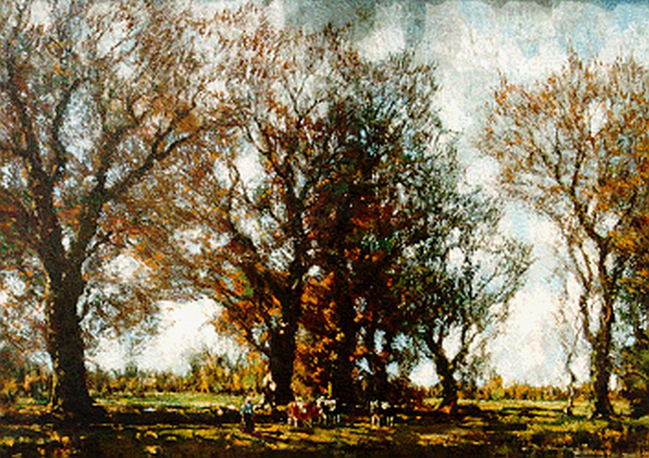 Gorter A.M.  | 'Arnold' Marc Gorter, Vordense beek bij herfst, olieverf op doek 40,5 x 50,5 cm, gesigneerd rechtsonder