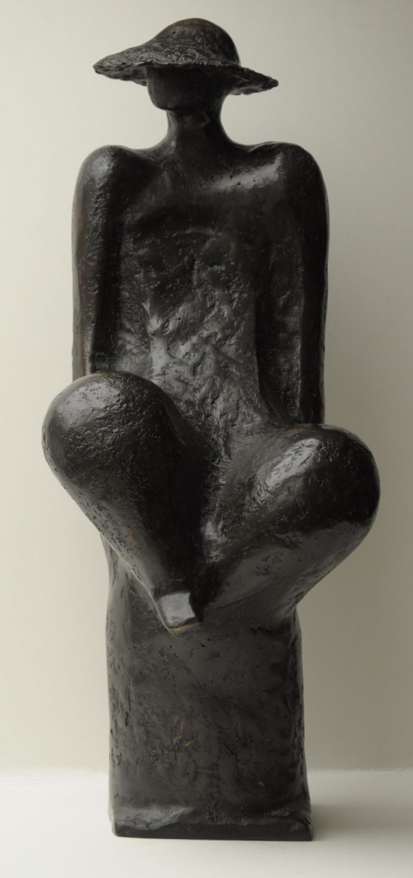 Rijkel Dijkstra | Toscane, brons, 68,5 x 20,5 cm, gesigneerd ‘R.D.’ op basis
