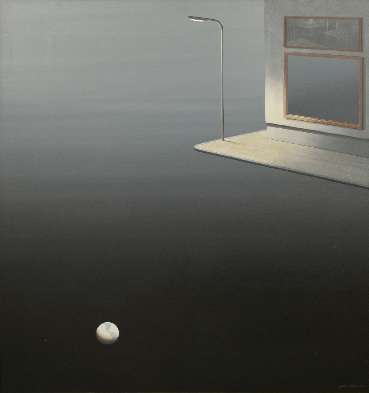 Henneman J. | Jeroen Henneman, Nacht, acryl op doek 140,4 x 132,8 cm, gesigneerd rechtsonder en gedateerd sept. '76 Henneman J. | Jeroen Henneman, Nacht, acryl op doek 140,4 x 132,8 cm, gesigneerd rechtsonder en gedateerd sept. '76