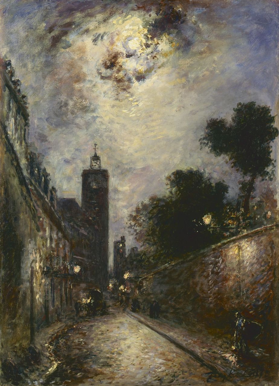 Jongkind J.B. | Johan Barthold Jongkind, Rue l'Abbé de l'Epée, olieverf op doek 45,6 x 34,0 cm, gesigneerd rechtsonder en gedateerd 1873 Jongkind J.B. | Johan Barthold Jongkind, Rue l'Abbé de l'Epée, olieverf op doek 45,6 x 34,0 cm, gesigneerd rechtsonder en gedateerd 1873