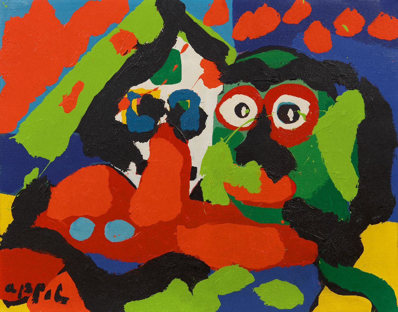 Karel Appel | Schilderijen te Koop | Zonder titel