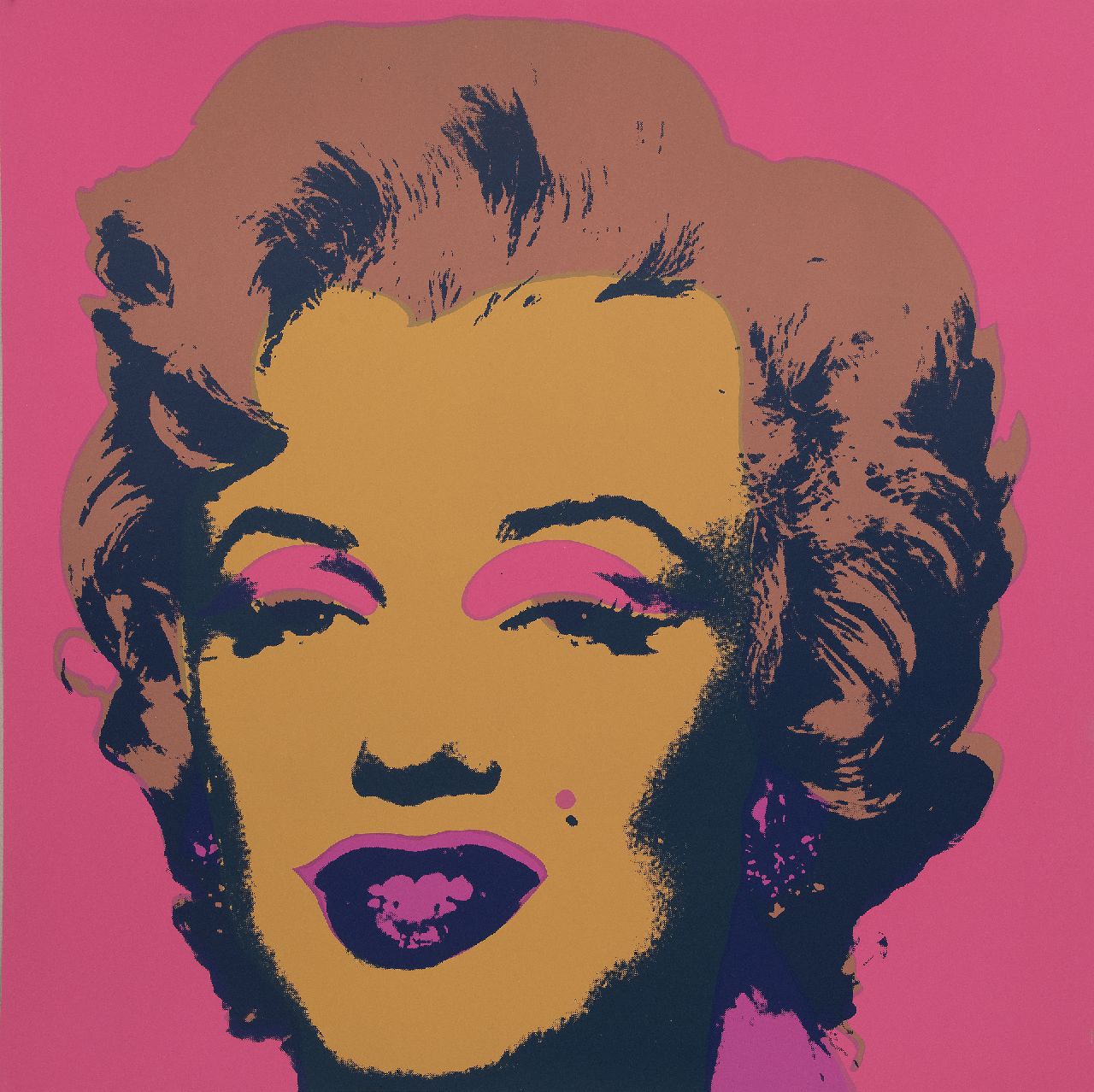 Naar Andy Warhol   | Naar Andy Warhol | Grafiek te koop aangeboden | Marilyn, zeefdruk op papier 91,0 x 91,0 cm, prijs zonder lijst