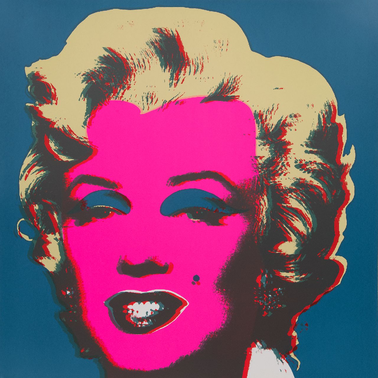 Naar Andy Warhol   | Naar Andy Warhol | Grafiek te koop aangeboden | Marilyn, zeefdruk op papier 91,0 x 91,0 cm, prijs zonder lijst