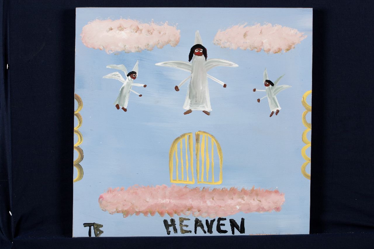 Brown T. | Timothy 'Tim' Brown, Heaven, acryl op paneel 41,0 x 43,0 cm, gesigneerd linksonder met initialen Brown T. | Timothy 'Tim' Brown, Heaven, acryl op paneel 41,0 x 43,0 cm, gesigneerd linksonder met initialen