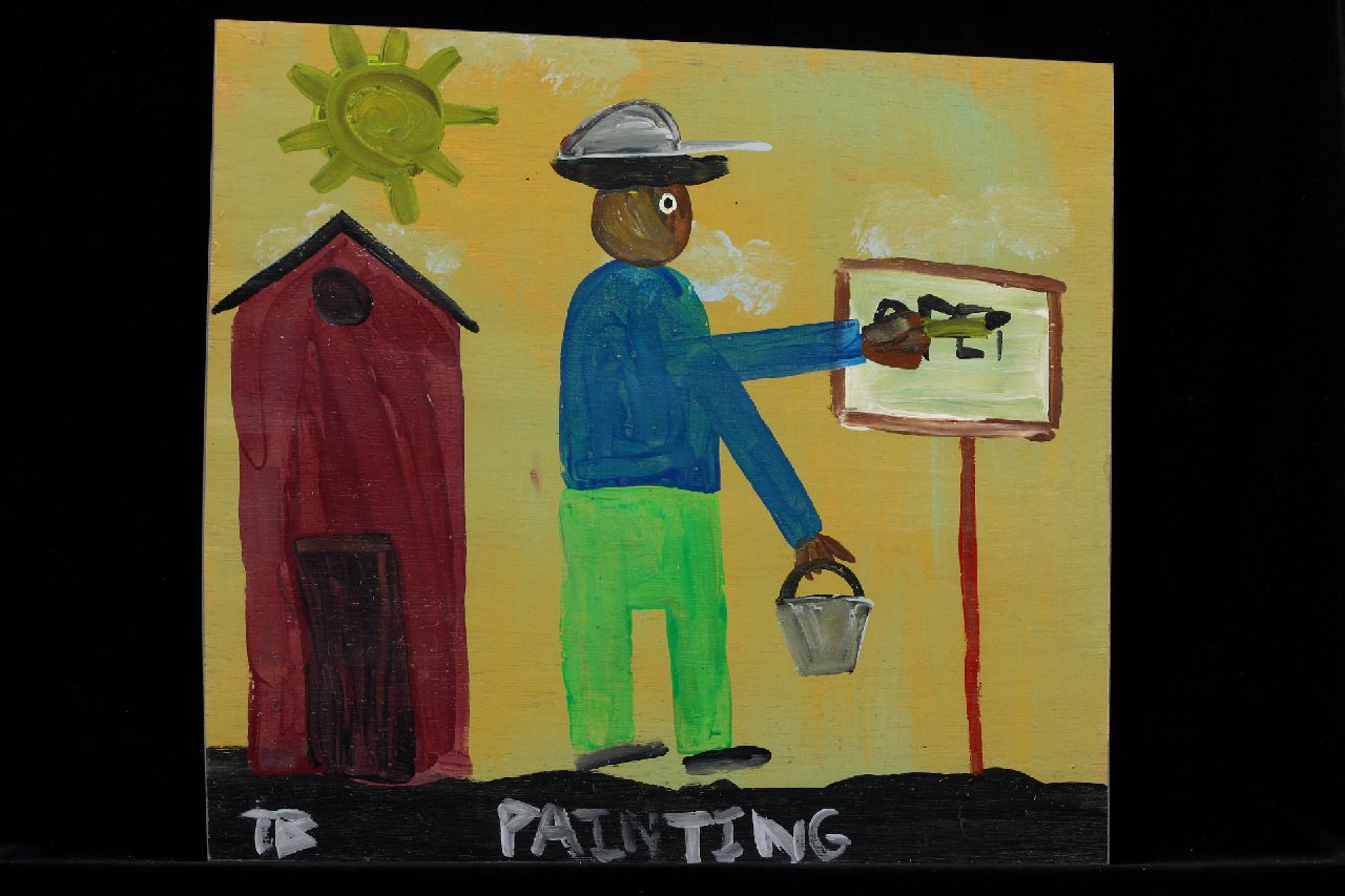 Brown T. | Timothy 'Tim' Brown, Painting, acryl op paneel 43,0 x 46,0 cm, gesigneerd linksonder met initialen Brown T. | Timothy 'Tim' Brown, Painting, acryl op paneel 43,0 x 46,0 cm, gesigneerd linksonder met initialen