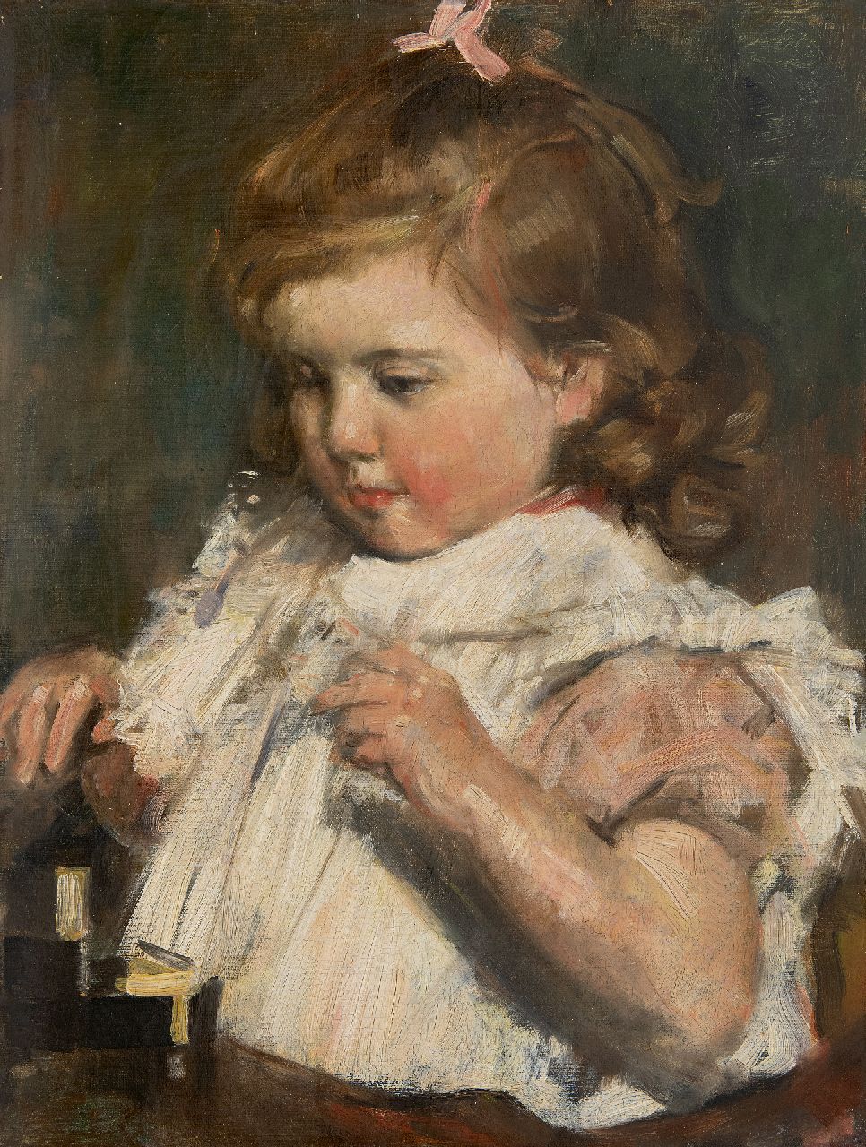 Spoor C.R.H. | 'Cornelis' Rudolf Hendrik Spoor, Portret van Johanna Voskuil, olieverf op doek 44,1 x 33,5 cm Spoor C.R.H. | 'Cornelis' Rudolf Hendrik Spoor, Portret van Johanna Voskuil, olieverf op doek 44,1 x 33,5 cm