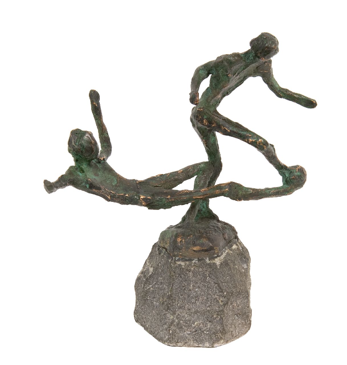 Bakker W.F. | Willem Frederik 'Jits' Bakker | Beelden en objecten te koop aangeboden | Sliding (Johan Cruijff), brons 15,5 x 14,0 cm, gesigneerd op basis Bakker W.F. | Willem Frederik 'Jits' Bakker | Beelden en objecten te koop aangeboden | Sliding (Johan Cruijff), brons 15,5 x 14,0 cm, gesigneerd op basis
