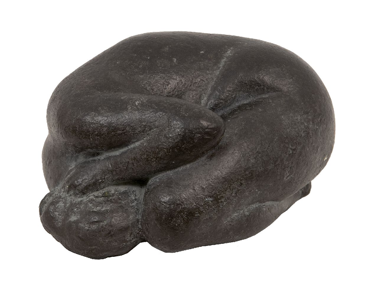 Hekman J.C.  | Johan Christiaan 'Joop' Hekman | Beelden en objecten te koop aangeboden | Vrouwelijk naakt, brons 12,0 cm, gesigneerd op achterzijde met monogram en te dateren ca. 1955