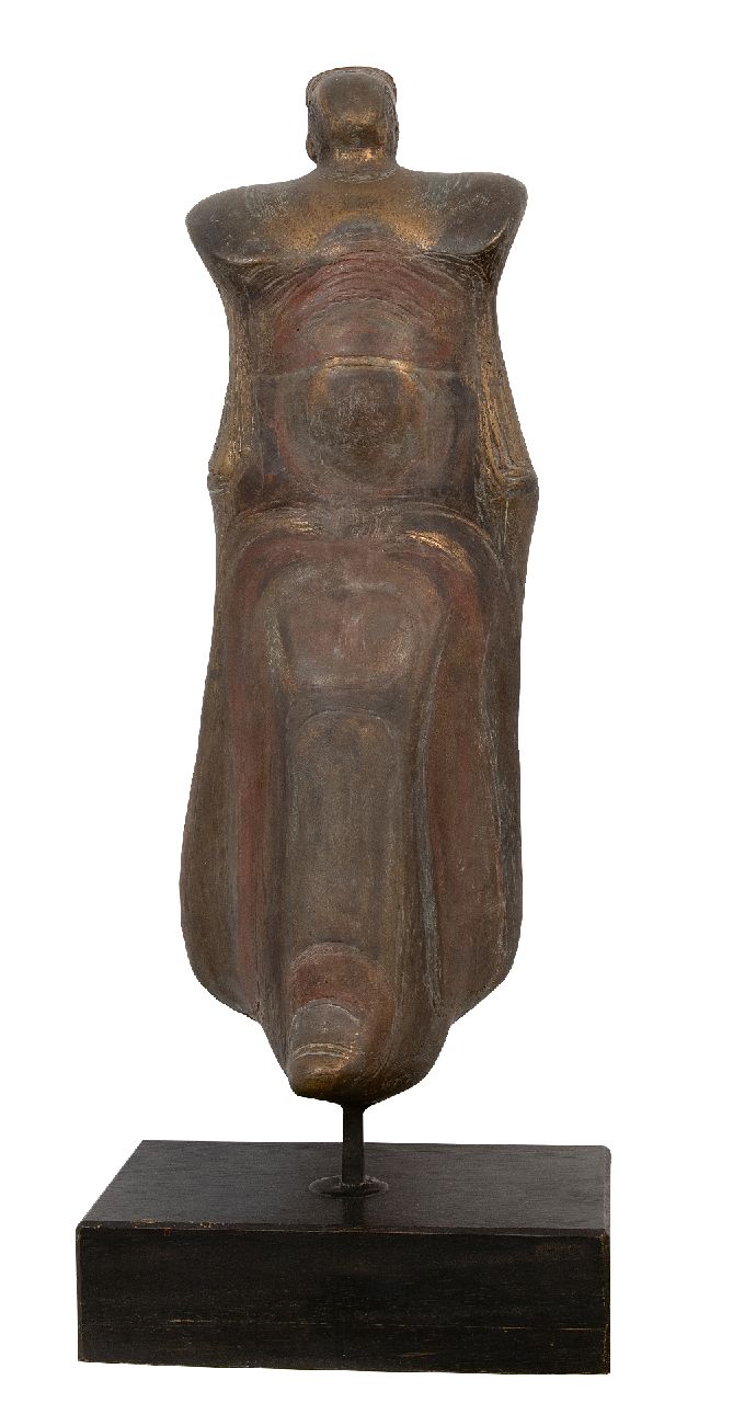 Blaisse-Kramer H.C. | Hetty Cornelia 'Fioen' Blaisse-Kramer | Beelden en objecten te koop aangeboden | Woestijndanseres, brons 84,0 x 33,0 cm, gesigneerd met monogram Blaisse-Kramer H.C. | Hetty Cornelia 'Fioen' Blaisse-Kramer | Beelden en objecten te koop aangeboden | Woestijndanseres, brons 84,0 x 33,0 cm, gesigneerd met monogram