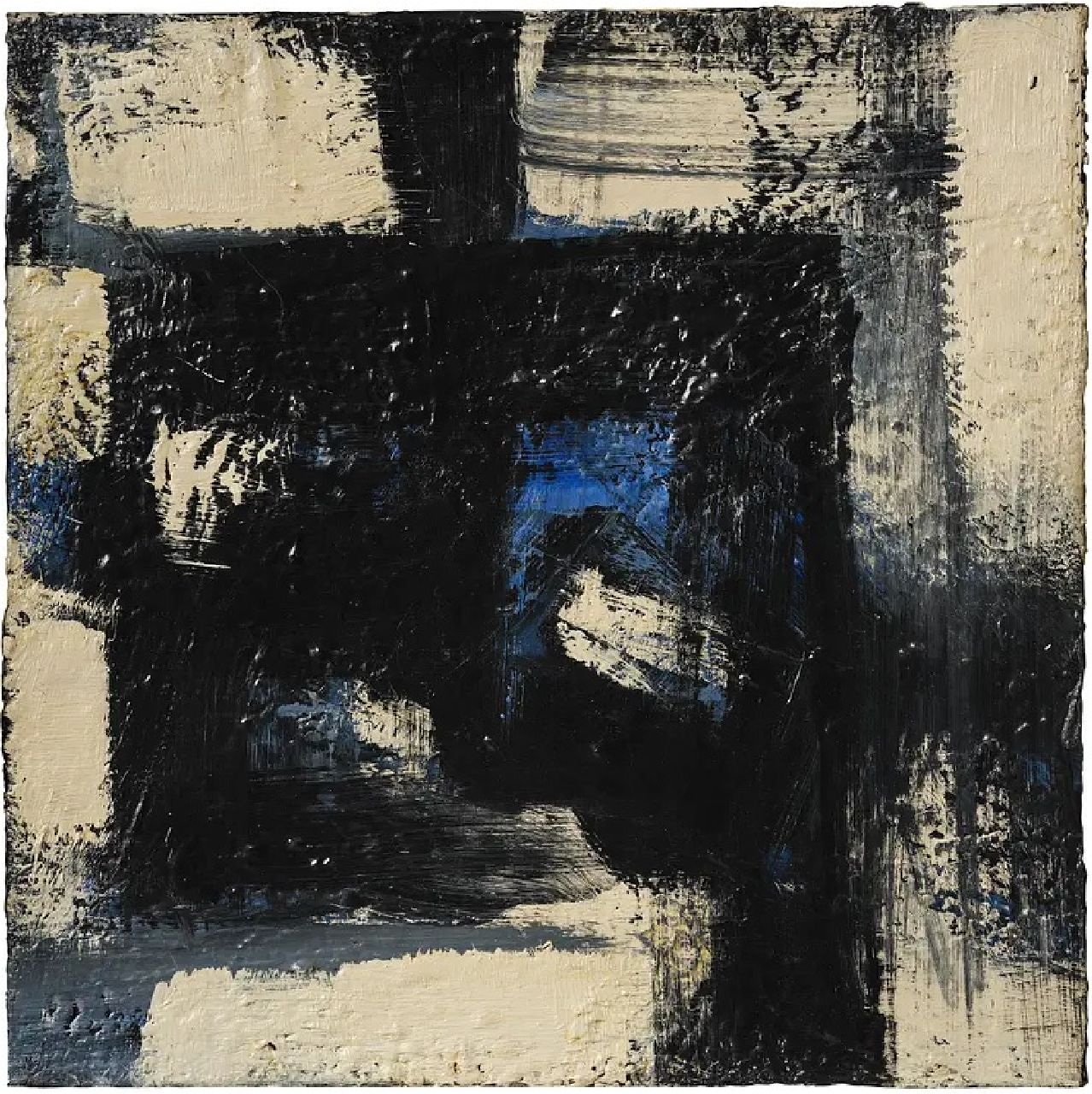 Wolvecamp Th.W.  | 'Theo' Wilhelm Wolvecamp | Schilderijen te koop aangeboden | Zonder titel, olieverf op doek 40,0 x 40,0 cm, gesigneerd verso en (foutief) gedateerd '64