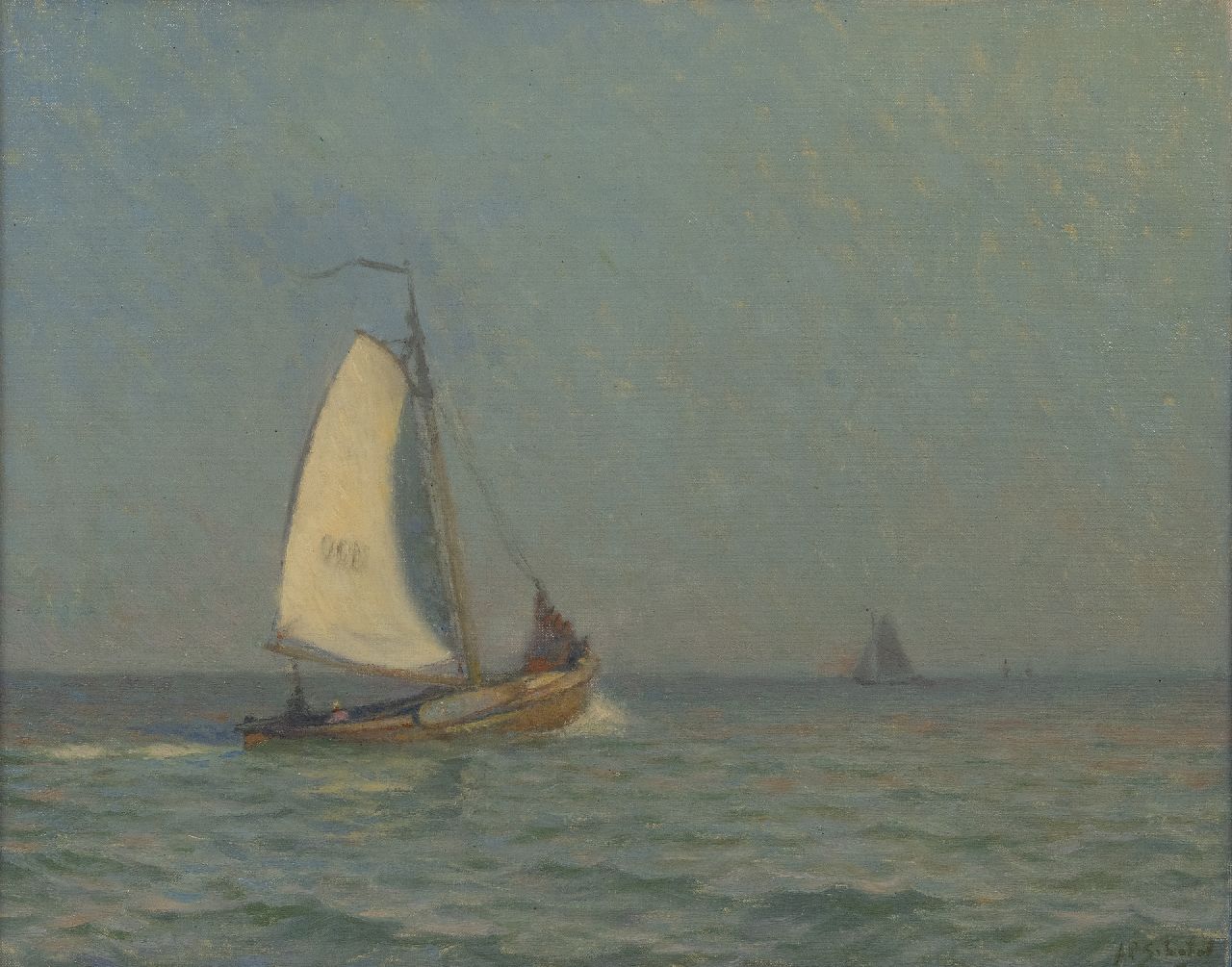 Schotel A.P. | Anthonie Pieter Schotel | Schilderijen te koop aangeboden | Zomer op de Zuiderzee, olieverf op doek 40,0 x 50,0 cm, gesigneerd rechtsonder Schotel A.P. | Anthonie Pieter Schotel | Schilderijen te koop aangeboden | Zomer op de Zuiderzee, olieverf op doek 40,0 x 50,0 cm, gesigneerd rechtsonder