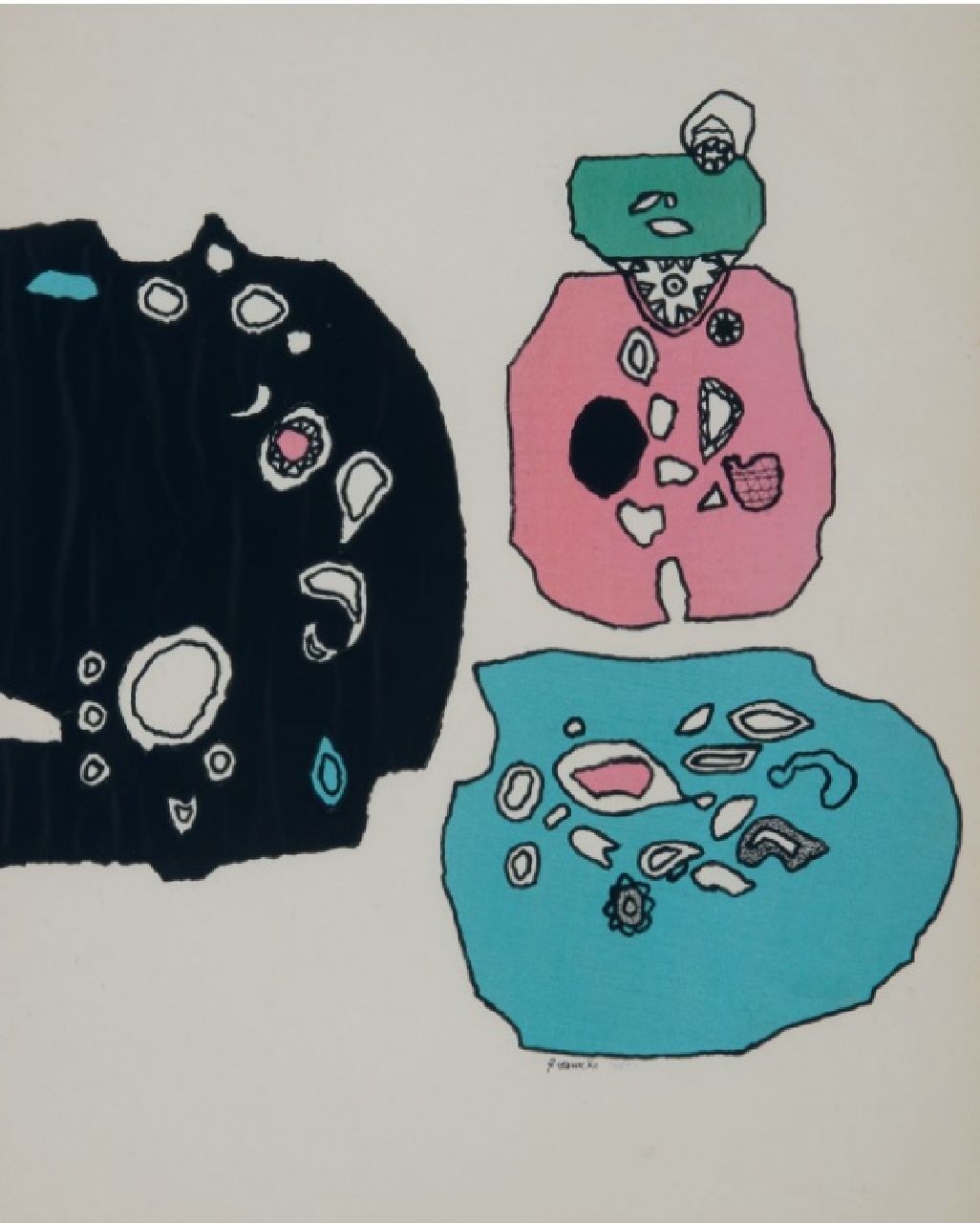 Elk G.P. van | Gerard Pieter van Elk |  te koop aangeboden | Het, gemengde techniek 65,0 x 49,5 cm, gesigneerd middenonder