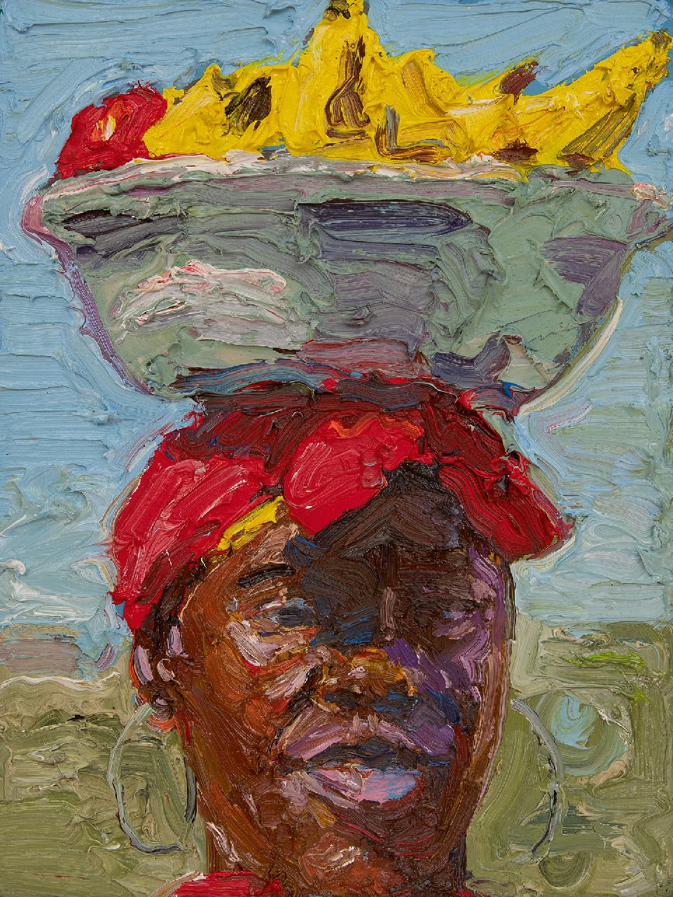 Blaaker C.H.  | Carlos Henny Blaaker | Schilderijen te koop aangeboden | Lady from Cartagena, olieverf op paneel 41,8 x 31,7 cm, gesigneerd verso en verso gedateerd 2026 en 26