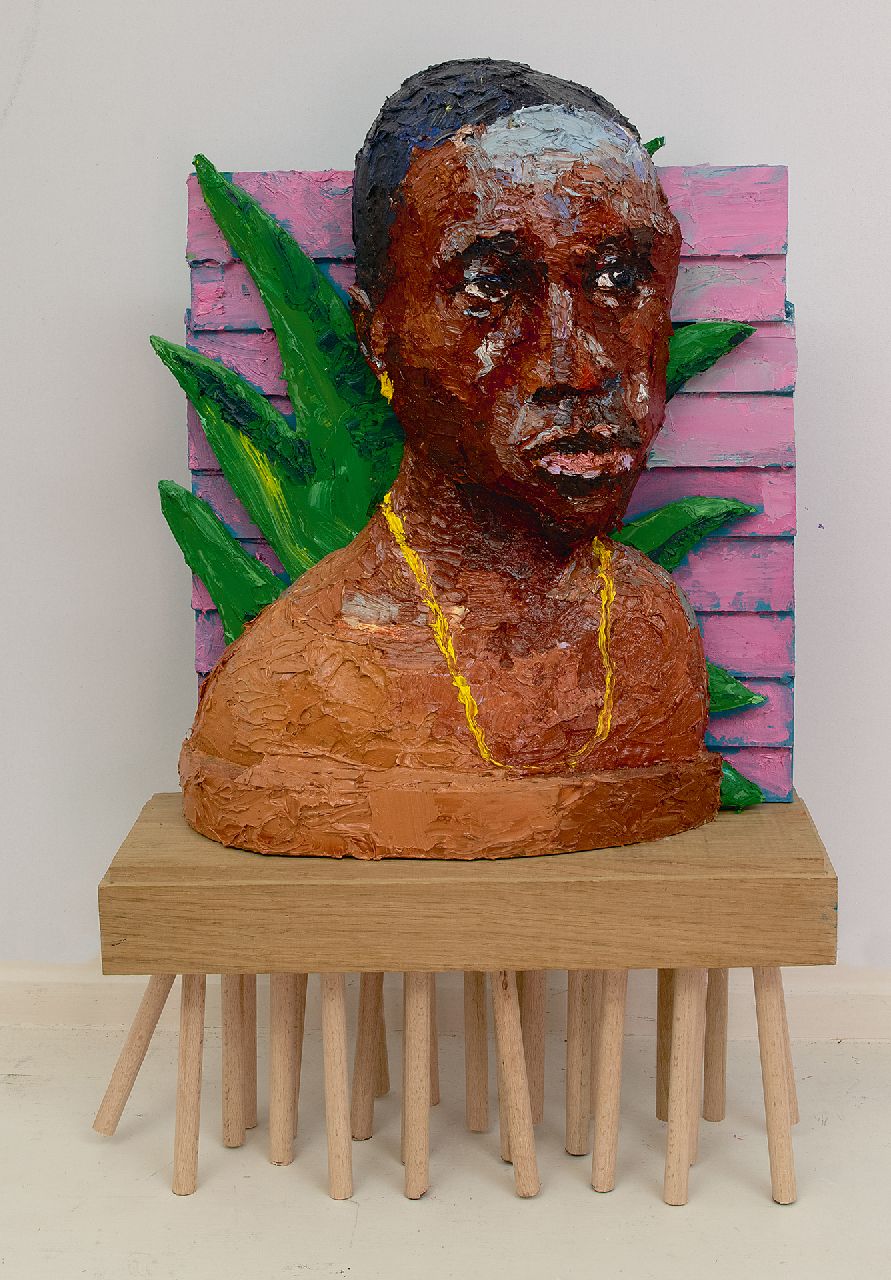 Blaaker C.H.  | Carlos Henny Blaaker | Schilderijen te koop aangeboden | Rodney, olieverf op hout 65,0 x 62,0 cm