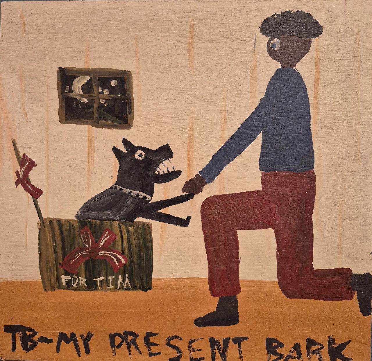 Brown T. | Timothy 'Tim' Brown | Schilderijen te koop aangeboden | My present bark, olieverf op paneel 37,6 x 38,8 cm, gesigneerd linksonder Brown T. | Timothy 'Tim' Brown | Schilderijen te koop aangeboden | My present bark, olieverf op paneel 37,6 x 38,8 cm, gesigneerd linksonder