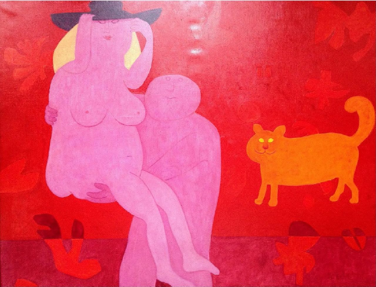 Roëde J. | Jan Roëde | Schilderijen te koop aangeboden | Le moindre de ses soucis, olieverf op doek 114,0 x 146,0 cm, gedateerd 1969 Roëde J. | Jan Roëde | Schilderijen te koop aangeboden | Le moindre de ses soucis, olieverf op doek 114,0 x 146,0 cm, gedateerd 1969