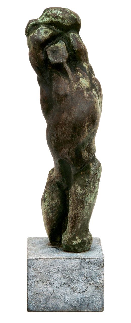 Jean Houben | Mannelijk naakt, brons, 29,0 cm