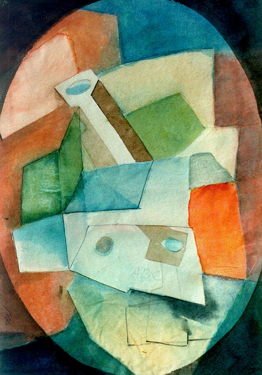 Kolthoff M.  | Mark Kolthoff, Zonder titel, inkt, potlood en aquarel op papier 20,3 x 28,9 cm, gesigneerd monogram rechtsonder en rechtsboven