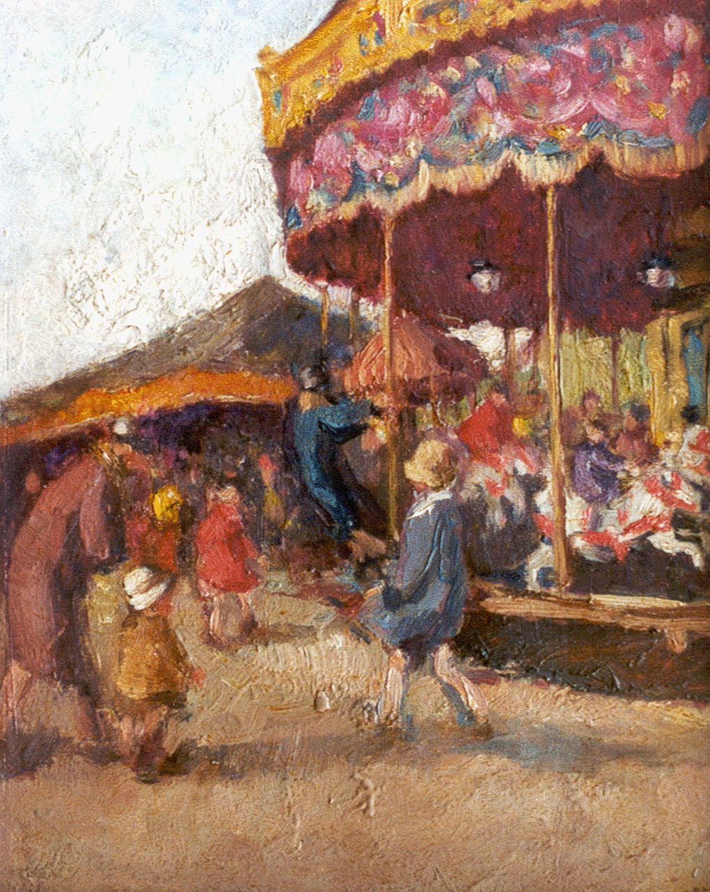 Fresco A.  | Abraham Fresco, Kermis, 30,0 x 24,5 cm, gesigneerd rechtsonder