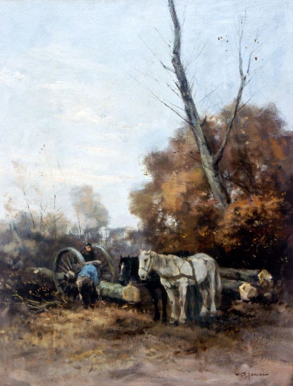 Jansen W.G.F.  | 'Willem' George Frederik Jansen, Mallejan, olieverf op doek 64,5 x 50,0 cm, gesigneerd rechtsonder