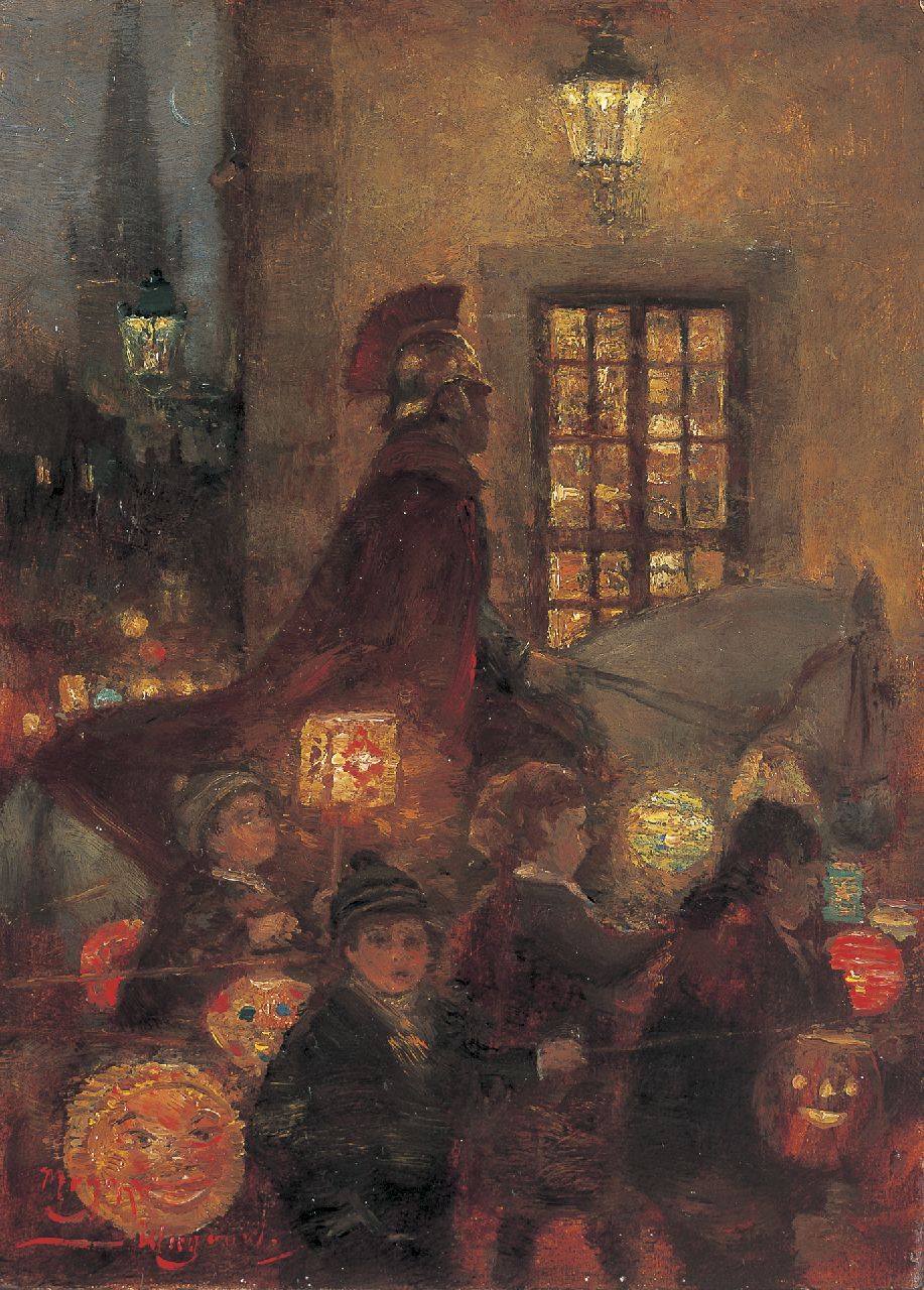 Meyer-Wiegand R.D.  | Rolf Dieter Meyer-Wiegand, Sint-Maarten, olieverf op paneel 18,0 x 13,0 cm, gesigneerd linksonder