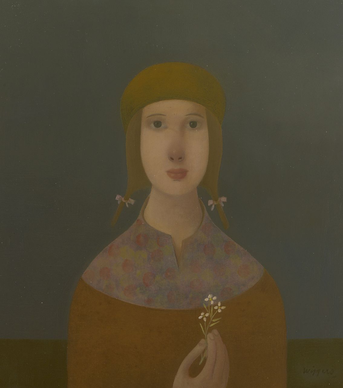 Wiggers K.H.  | 'Karel' Hendrik Wiggers, Op een mooie Pinksterdag, olieverf op paneel 45,0 x 40,5 cm, gesigneerd rechtsonder